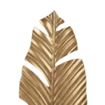 Grand lampadaire doré feuille déchirée – Image 4