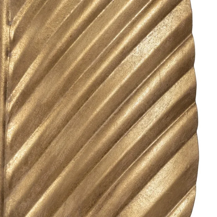 Grand lampadaire doré feuille déchirée – Image 6