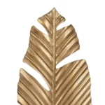 Lampadaire doré feuille déchirée – Image 4