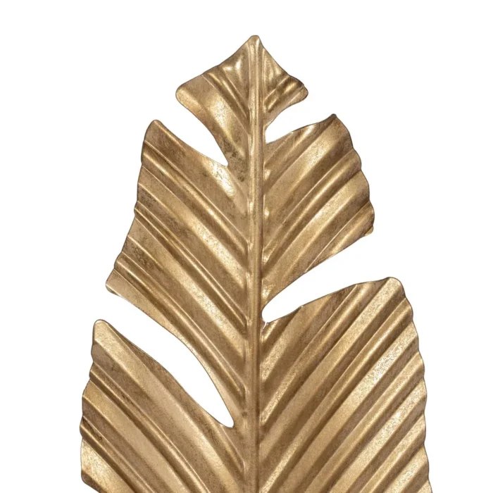 Lampadaire doré feuille déchirée – Image 4
