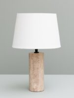 Lampe à poser base marbre sable Chehoma