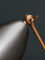 Lampe sur pied Zig Zag or et argent – Image 2