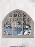 Miroir bois Chartres allongé Ixia