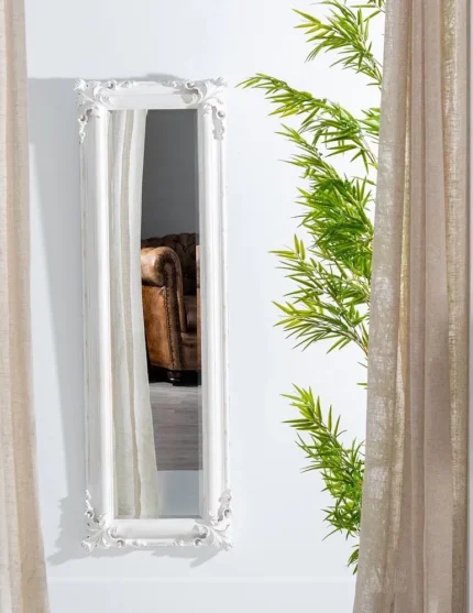 Miroir pour s'habiller blanc Ixia