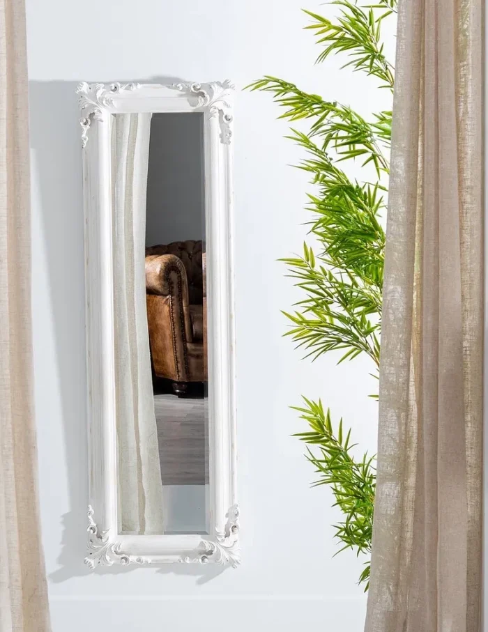 Miroir pour s'habiller blanc Ixia