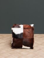 Pouf carré peau de vache – Image 2