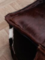 Pouf carré peau de vache – Image 3