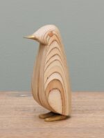 Set de 2 pingouins en bois – Image 2