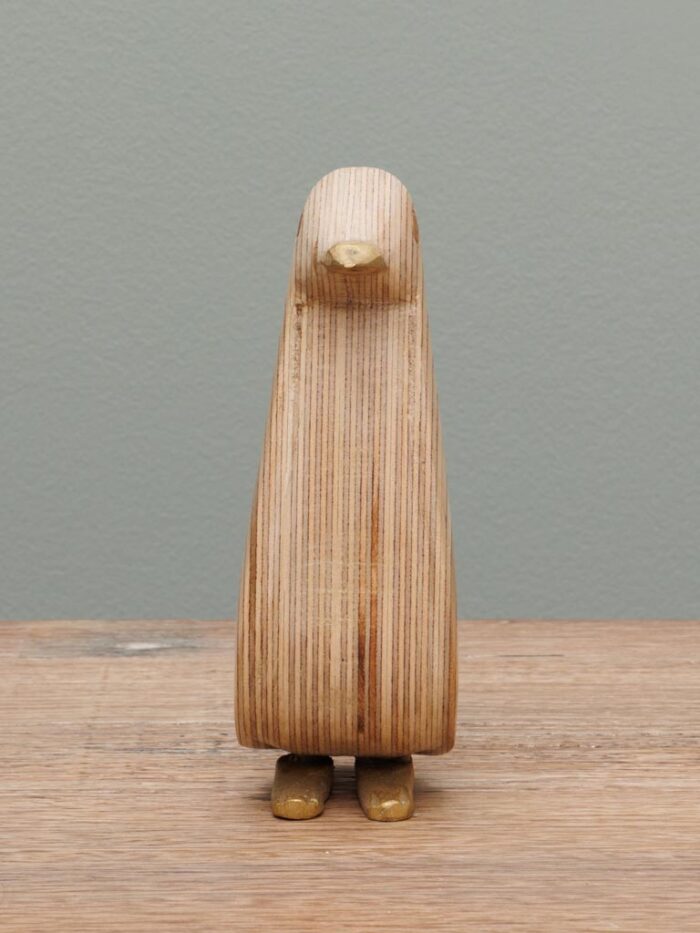 Set de 2 pingouins en bois – Image 3