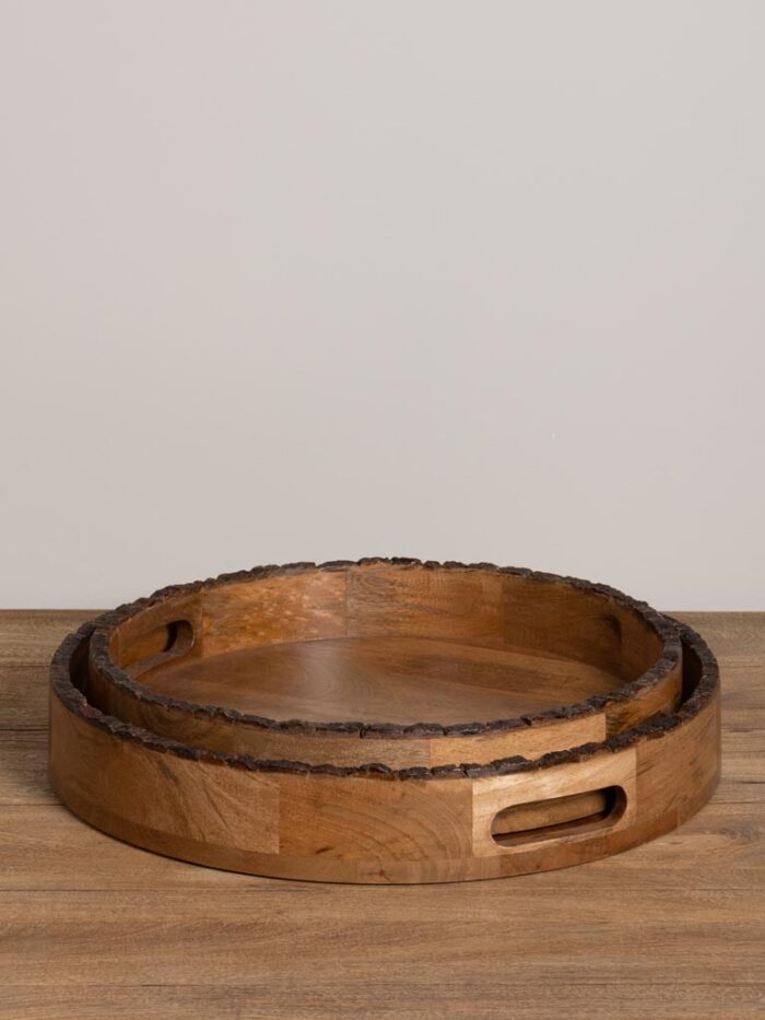 Set de 2 plateaux ronds Forest – Image 2
