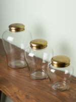 Set de 3 bocaux en verre Babylone – Image 2