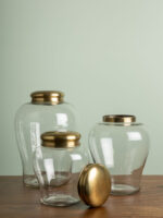 Set de 3 bocaux en verre Babylone Chehoma