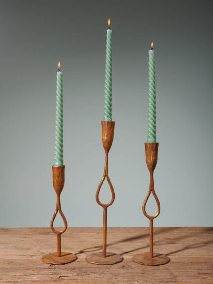Set de 3 bougeoirs Alpha Chehoma