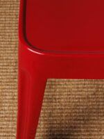 Tabouret bordeaux laqué Jammin – Image 3