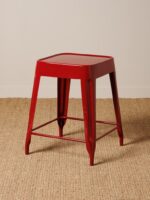 Tabouret bordeaux laqué Jammin Chehoma