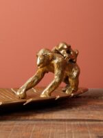 Vide poche singe sur feuille – Image 3