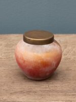 Bougie dans verre sablé confiture – Image 2