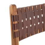 Chaise cuir marron Chester – Image 6