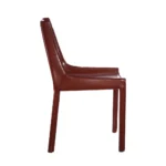 Chaise cuir marron Lupo – Image 3