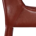 Chaise cuir marron Lupo – Image 5