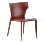 Chaise cuir marron Mérida – Image 3