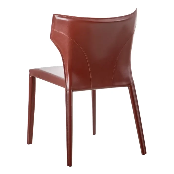 Chaise cuir marron Mérida – Image 5