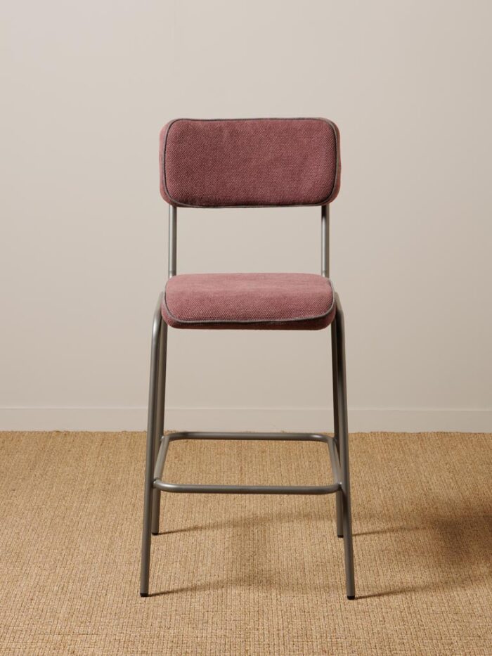 Chaise de comptoir bordeau Fairmont – Image 2