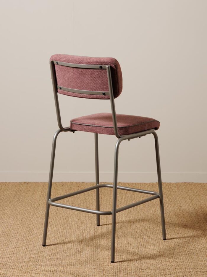 Chaise de comptoir bordeau Fairmont – Image 4