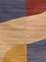 Grand tapis Abstract laine et jute – Image 2