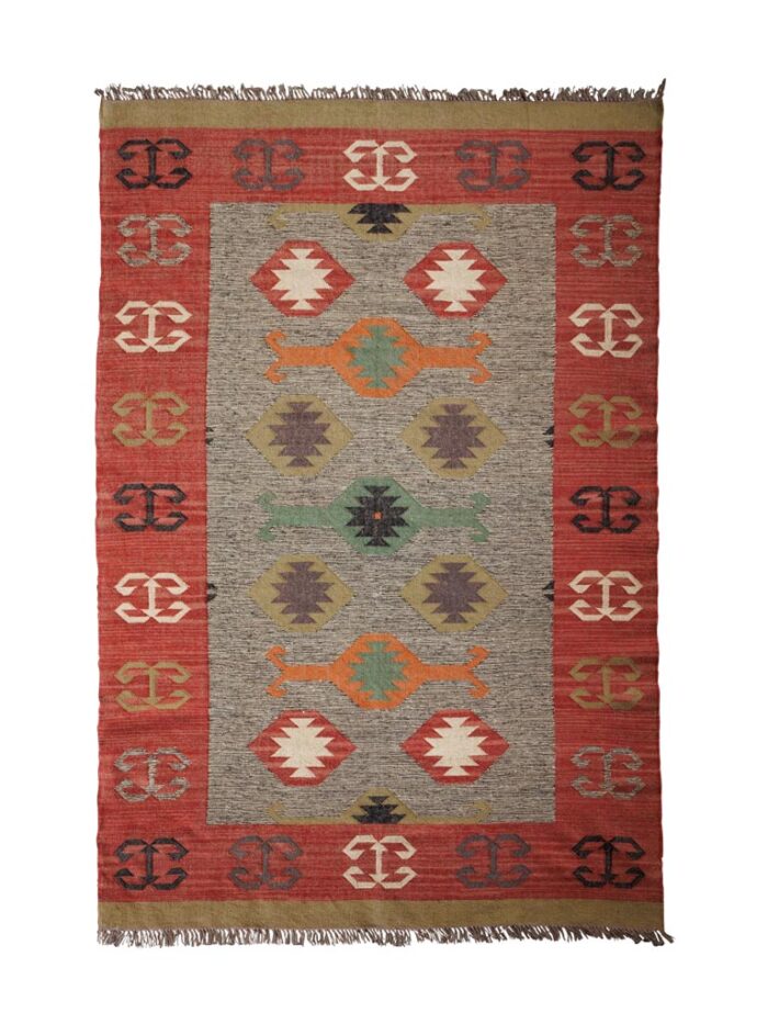 Grand tapis kilim Navajos – Image 2