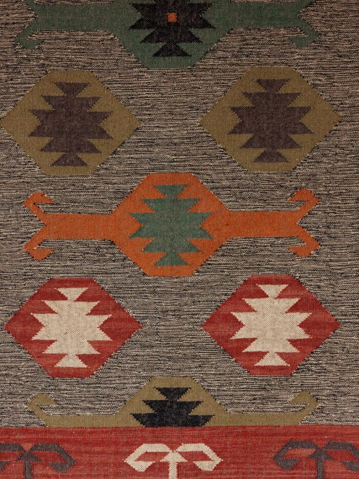 Grand tapis kilim Navajos – Image 3