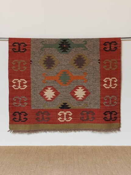 Grand tapis kilim Navajos Chehoma