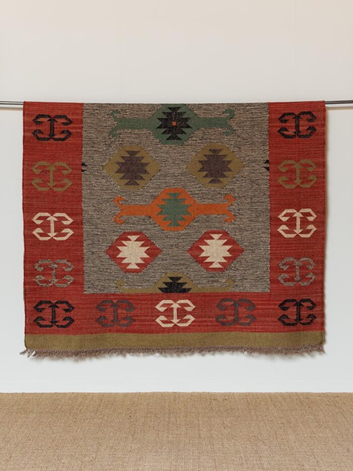 Grand tapis kilim Navajos Chehoma