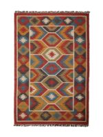 Grand tapis kilim Pueblos – Image 2
