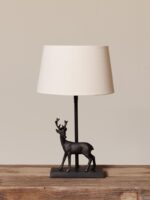 Lampe à poser cerf bronze – Image 2