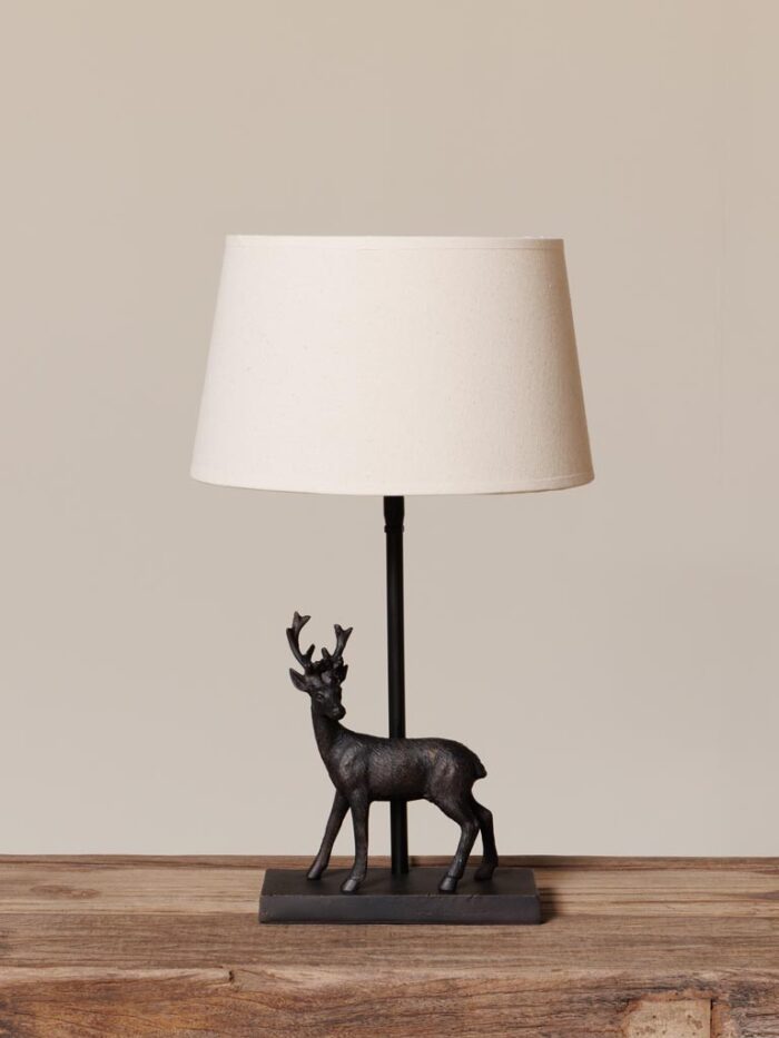 Lampe à poser cerf bronze – Image 2