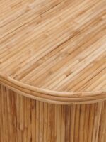 Table basse ovale rotin Barbade – Image 3