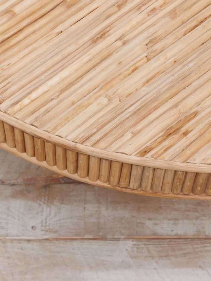 Table basse ronde rotin Barbade – Image 3