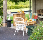 Table basse ronde rotin Barbade – Image 4
