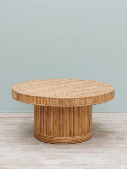 Table basse ronde rotin Barbade Chehoma