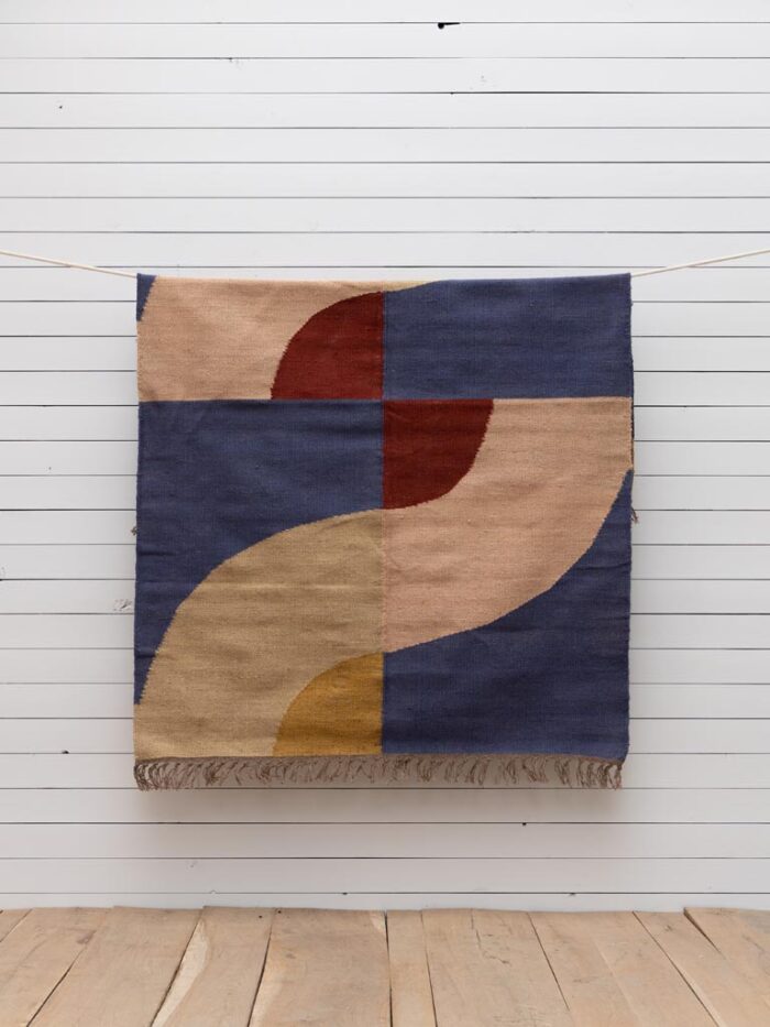 Tapis Abstract laine et jute – Image 2