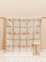 Tapis en coton Tomette Saumon Chehoma