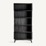 Bibliothèque Plissé Wood Black – Image 3