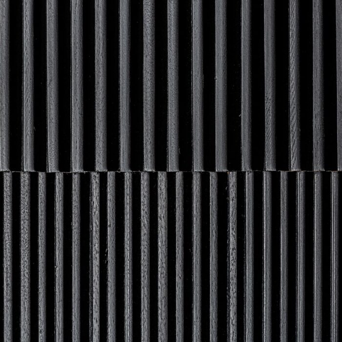Bibliothèque Plissé Wood Black – Image 4