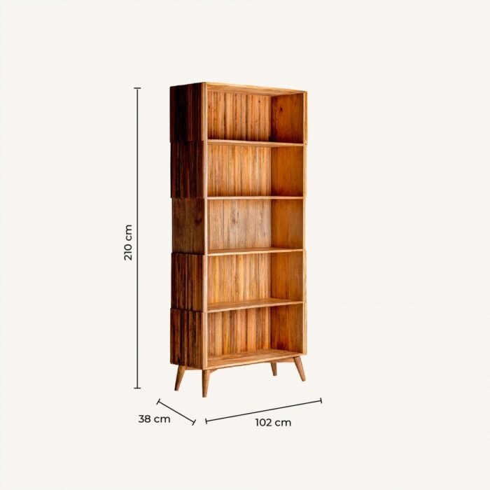 Bibliothèque Plissé Wood – Image 5