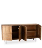 Buffet Ventura Bois Naturel 4 Portes – Image 3