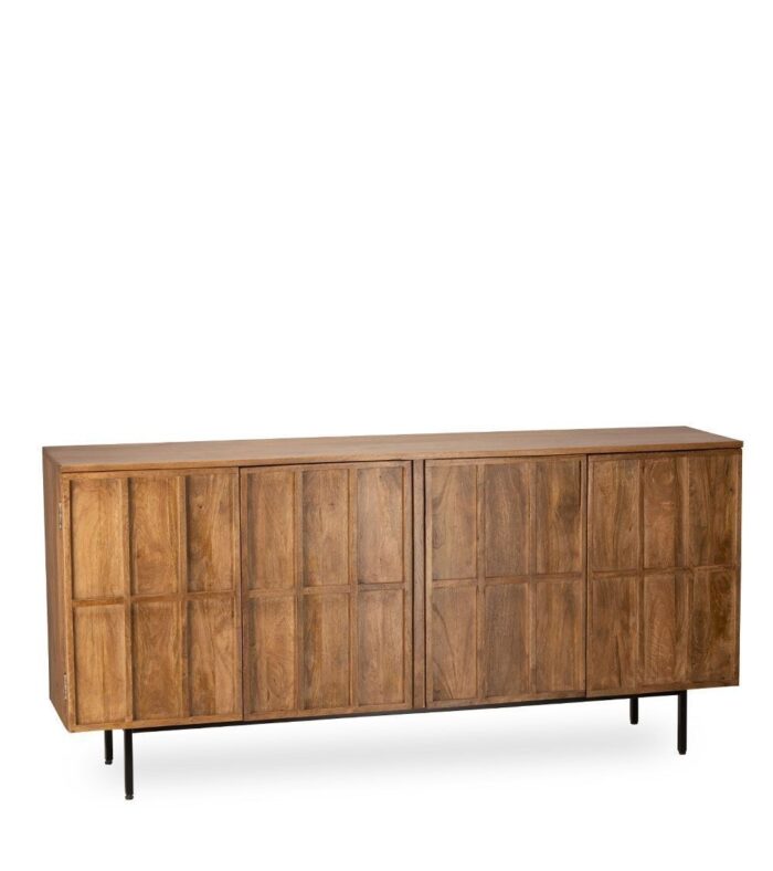 Buffet Ventura Bois Naturel 4 Portes – Image 2