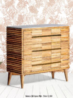 Commode Plissé Wood Brown Vical