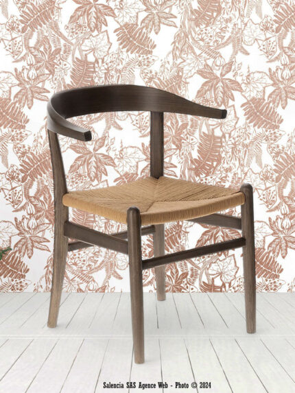 Fauteuil de Table Lyndon Brun Athezza