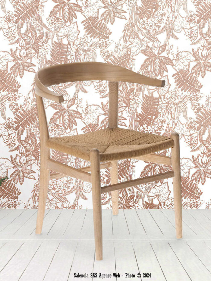 Fauteuil de Table Lyndon Naturel Athezza